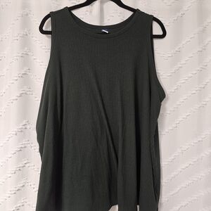 Old Navy Dark Green Muscle Tee